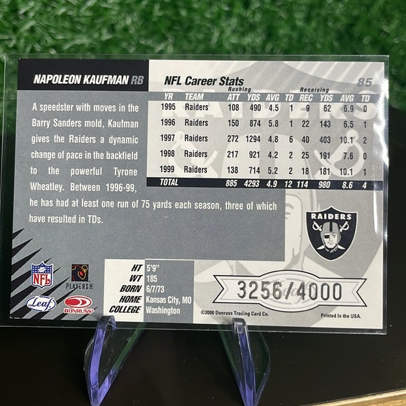 33. Panini Lot of 9 Las Vegas Raiders Football 🏈 Trading Cards - Picture 5 of 10